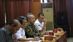 Sekretaris Jenderal Baawaslu RI Gunawan Suswantoro saat menghadiri rapat pembahasan Pilkada Aceh di kantor Kemenkopolhukam, (Jakarta, Kamis, 24 Maret 2016 )